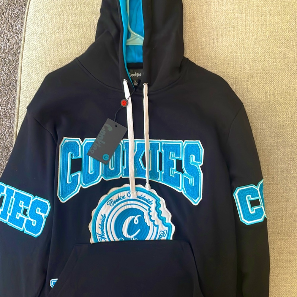 Premium Cookies Worldwide black&blue hoodie